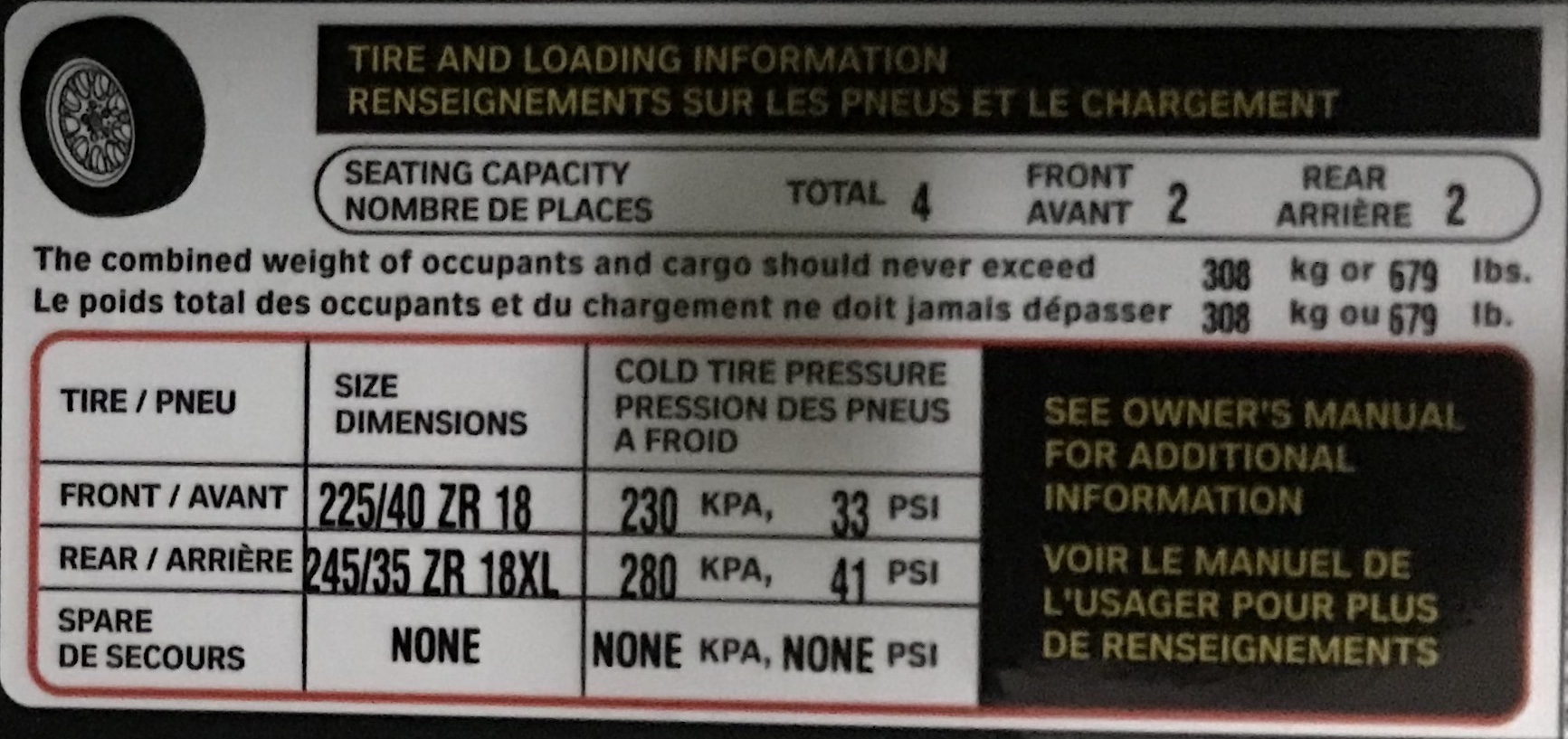 Name:  Tire and loading information, BMW M240i 2018.jpg
Views: 3731
Size:  405.9 KB